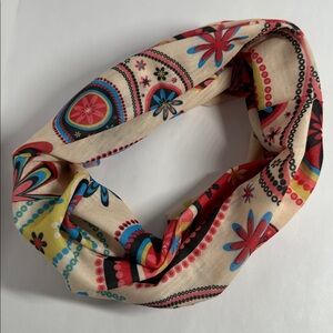 Wide Multicolored Headband - #2093